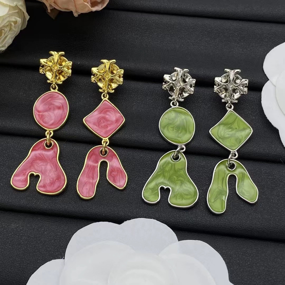 Tory Burch Diamond Drip Resin Earrings